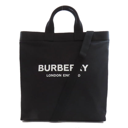 BURBERRY Handbag Nylon black 2WAY