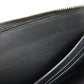 LOEWE Long Wallet Purse leather black Anagram embossing