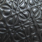 LOEWE Long Wallet Purse leather black Anagram embossing