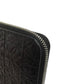 LOEWE Long Wallet Purse leather black Anagram embossing