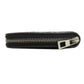 LOEWE Long Wallet Purse leather black Anagram embossing