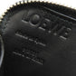 LOEWE Long Wallet Purse leather black Anagram embossing