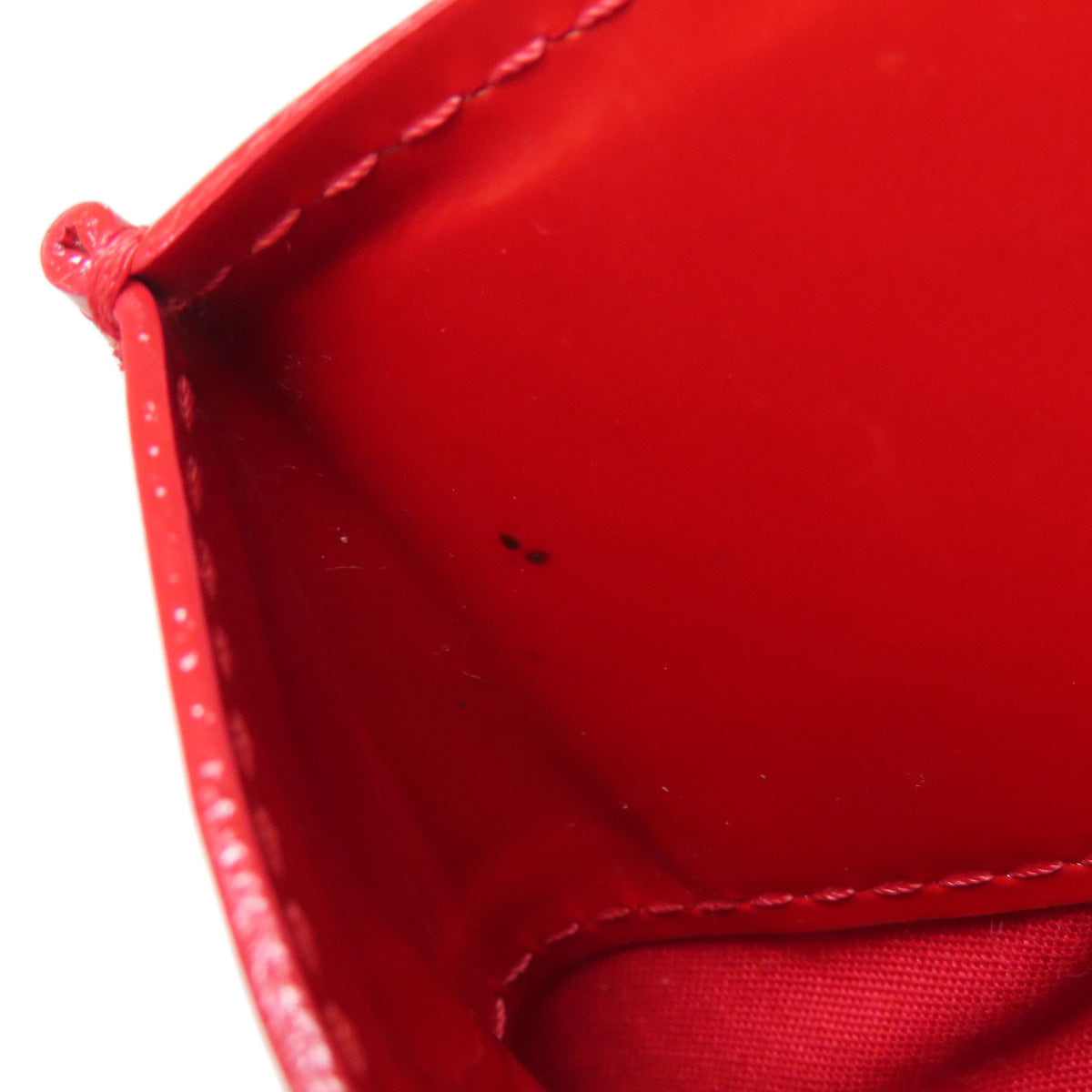 LOUIS VUITTON Handbag M91088 Vernis Red Lead PM