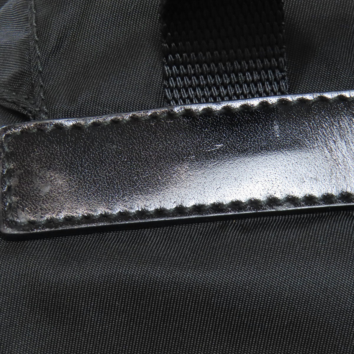 PRADA Backpack Nylon black logoMetal