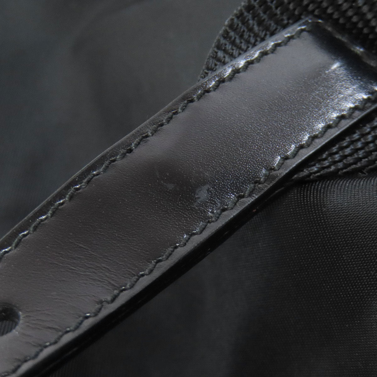PRADA Backpack Nylon black logoMetal