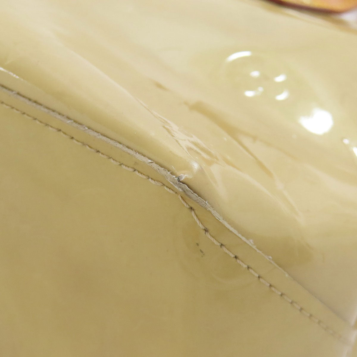 LOUIS VUITTON Handbag M91144 Vernis beige Lead PM