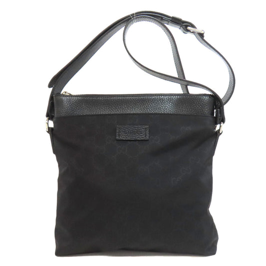 GUCCI Shoulder Bag 510342 Nylon black Outlet GG