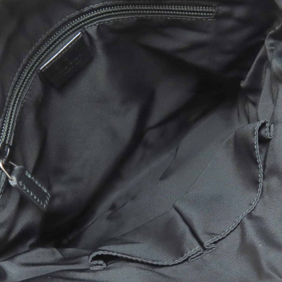 GUCCI Shoulder Bag 510342 Nylon black Outlet GG