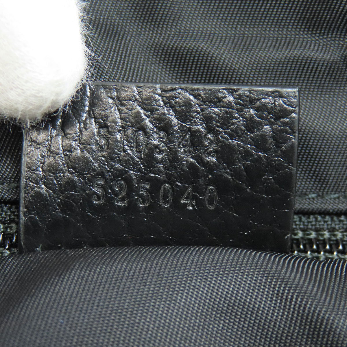 GUCCI Shoulder Bag 510342 Nylon black Outlet GG