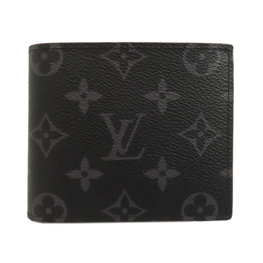 LOUIS VUITTON Bifold Wallet M62545 Monogram Eclipse black Marco NM