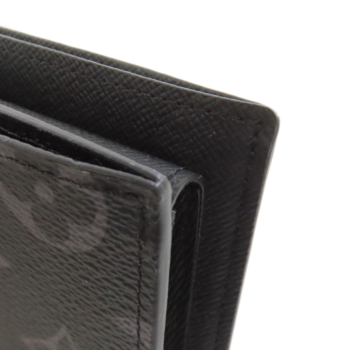 LOUIS VUITTON Bifold Wallet M62545 Monogram Eclipse black Marco NM