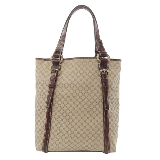 CELINE Tote Bag canvas Brown Macadam