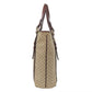 CELINE Tote Bag canvas Brown Macadam