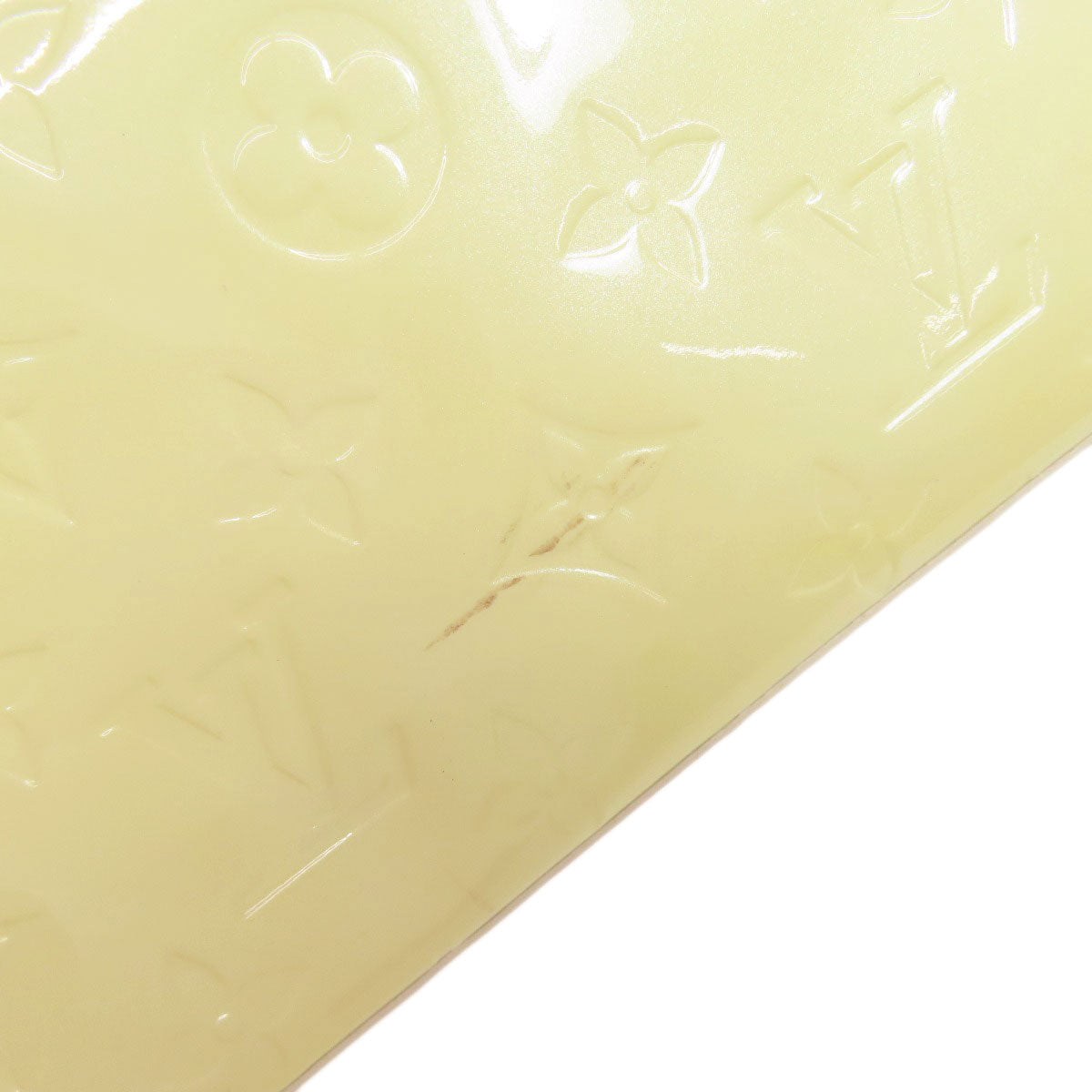 LOUIS VUITTON Handbag M91336 Vernis yellow Lead PM
