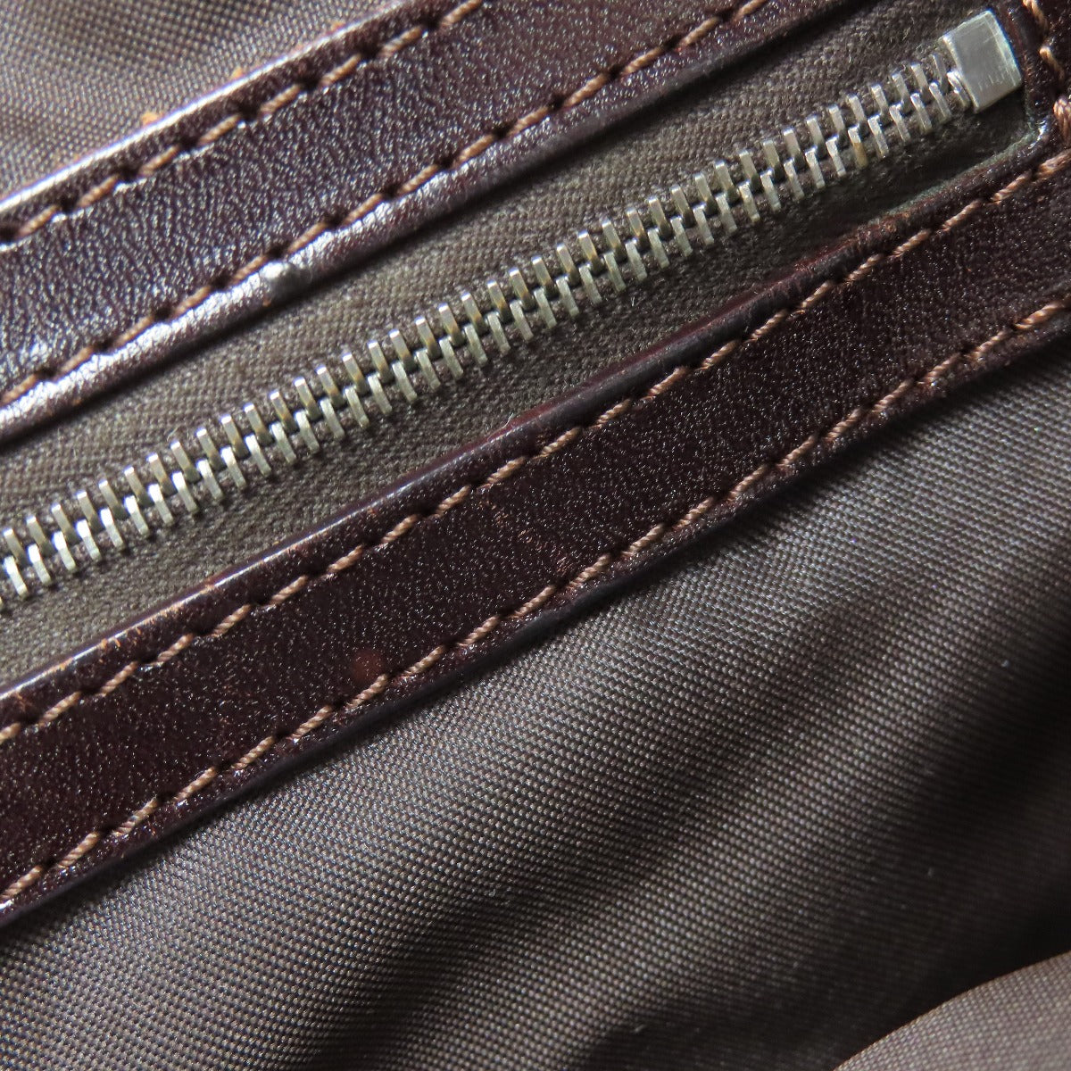 FENDI Tote Bag canvas Brown Zucca Pattern