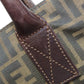 FENDI Tote Bag canvas Brown Zucca Pattern