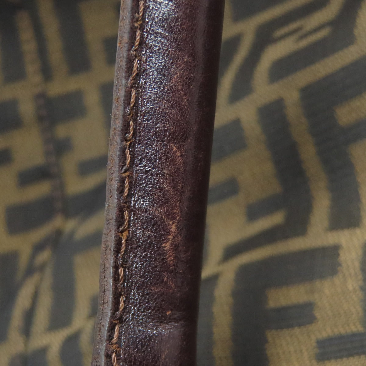FENDI Tote Bag canvas Brown Zucca Pattern