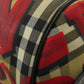 BURBERRY Shoulder Bag Nylon Brown Nova check graffiti print