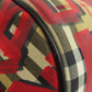 BURBERRY Shoulder Bag Nylon Brown Nova check graffiti print