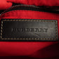 BURBERRY Shoulder Bag Nylon Brown Nova check graffiti print