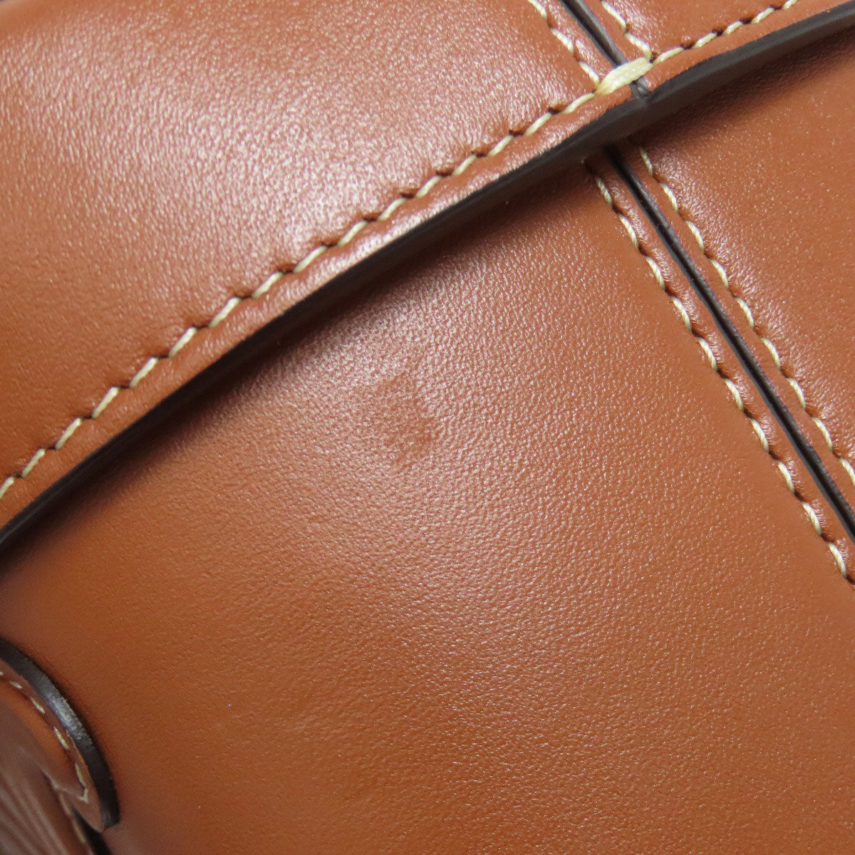 CELINE Shoulder Bag Calfskin Brown small box cuir triomphe