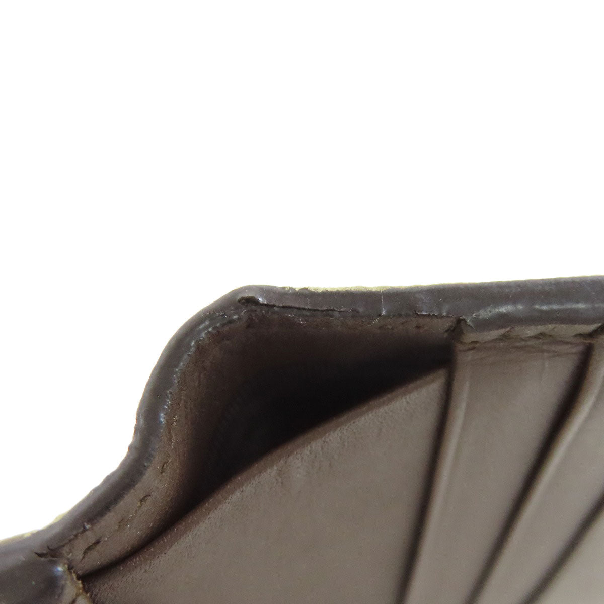 GUCCI Bifold Wallet 508757 PVC Brown GG Supreme