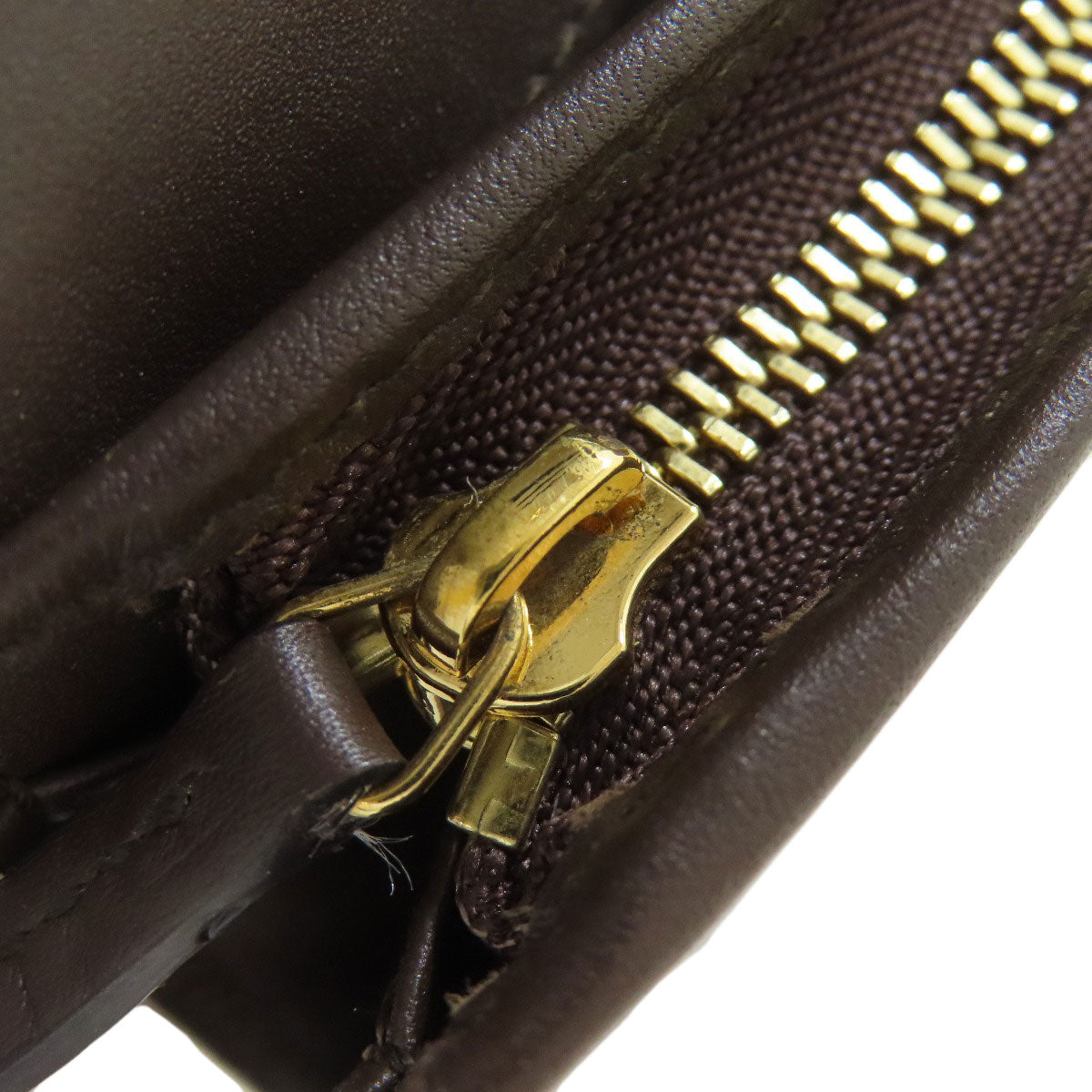GUCCI Bifold Wallet 508757 PVC Brown GG Supreme