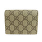 GUCCI Bifold Wallet 508757 PVC Brown GG Supreme