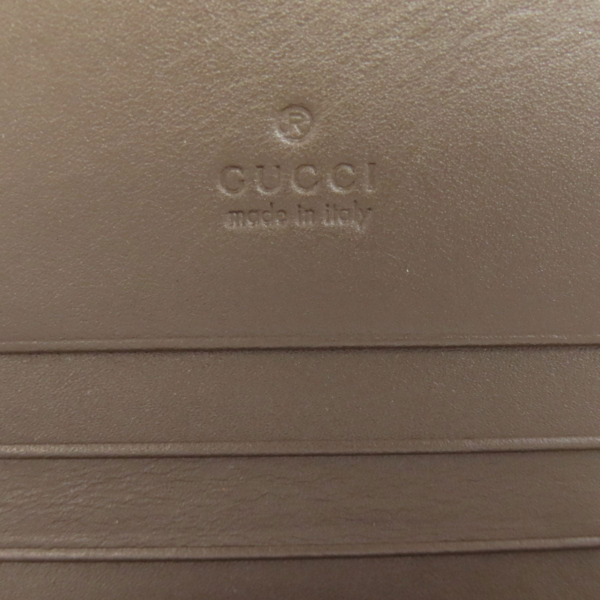 GUCCI Bifold Wallet 508757 PVC Brown GG Supreme