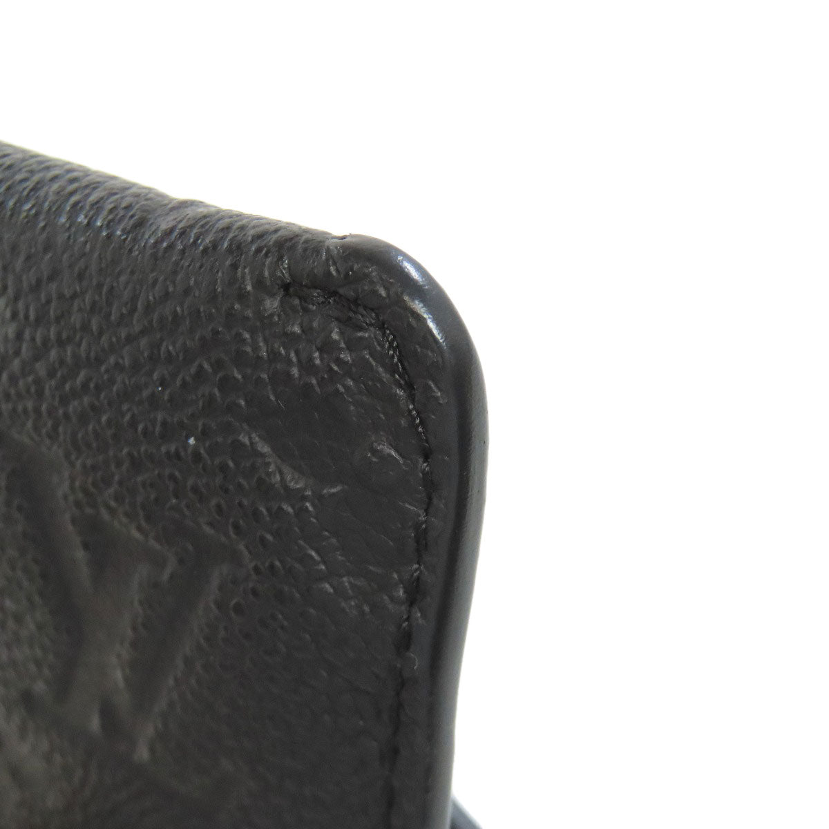 LOUIS VUITTON Coin case M60633 Ann Platt black Pochette cree