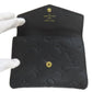 LOUIS VUITTON Coin case M60633 Ann Platt black Pochette cree