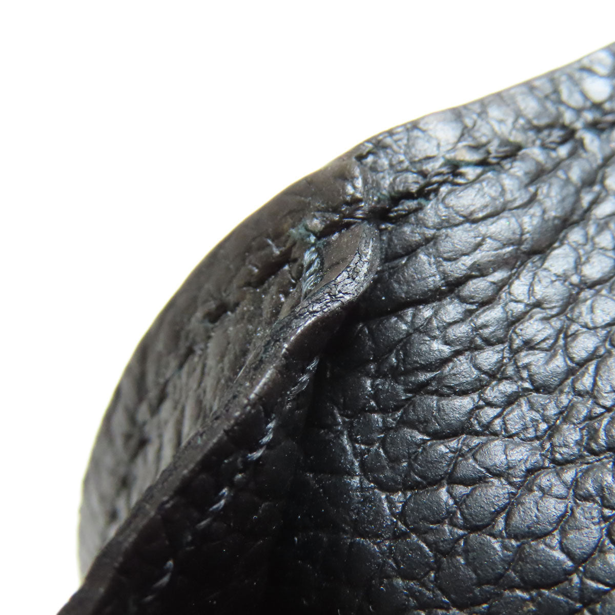 LOUIS VUITTON Coin case M60633 Ann Platt black Pochette cree