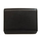 GUCCI Bifold Wallet 474746 Calfskin black Compact Wallet Double G