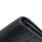 GUCCI Long Wallet Purse 408830 Calfskin black GG Signature Shima Sherry Line