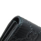 GUCCI Long Wallet Purse 408830 Calfskin black GG Signature Shima Sherry Line