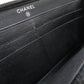 CHANEL Long Wallet Purse Grained Calfskin Skin black COCO Mark