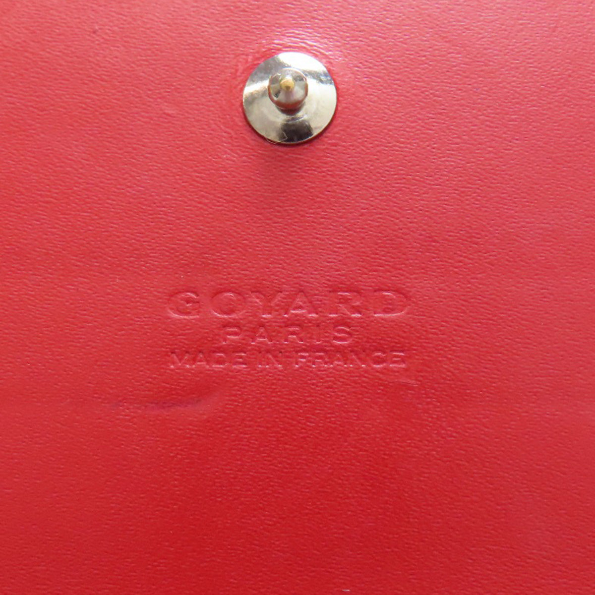 GOYARD Long Wallet Purse Coated canvas Red Varenne