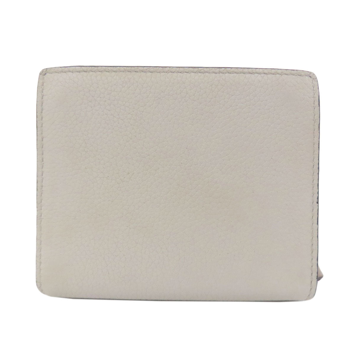 LOEWE Bifold Wallet Calfskin gray Compact zip wallet
