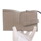 LOEWE Bifold Wallet Calfskin gray Compact zip wallet