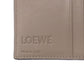 LOEWE Bifold Wallet Calfskin gray Compact zip wallet