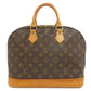 LOUIS VUITTON Handbag M51130 Monogram canvas Brown Alma