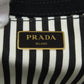 PRADA Handbag canvas black Canapa mini 2 WAY