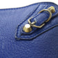 BALENCIAGA Handbag Calfskin blue The paper