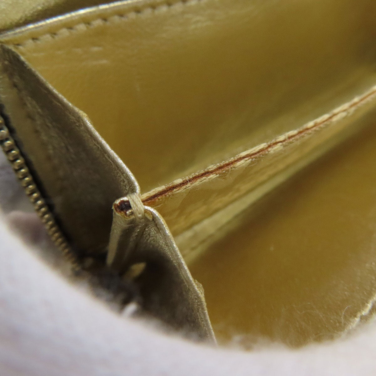 CHANEL Coin case denim blue COCO Mark stitch