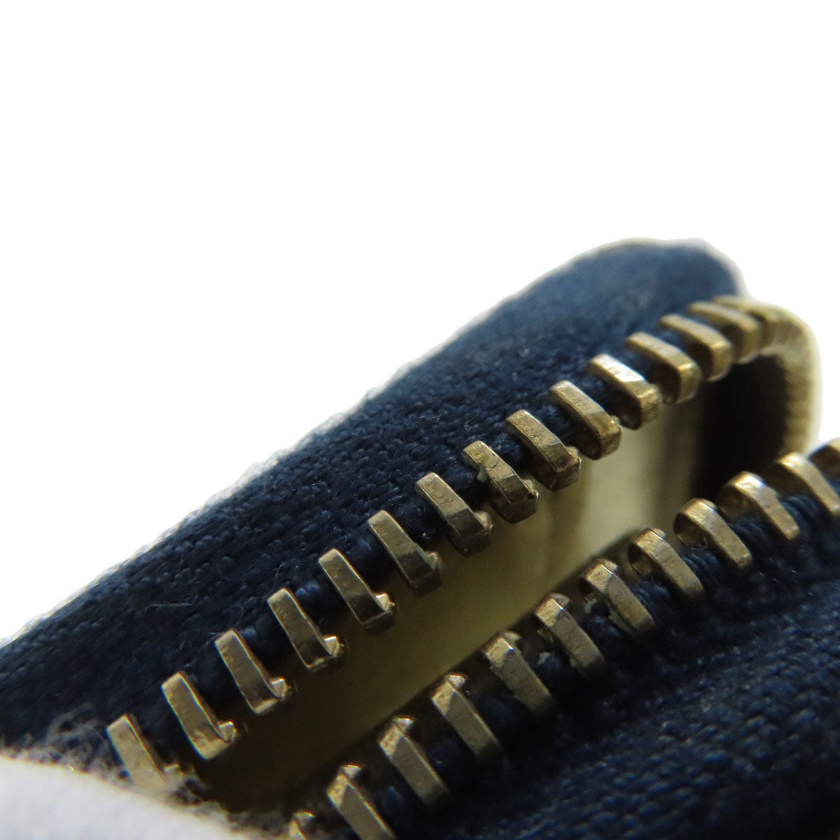 CHANEL Coin case denim blue COCO Mark stitch