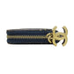 CHANEL Coin case denim blue COCO Mark stitch