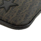 SAINT LAURENT Shoulder Bag PVC Brown Star motif
