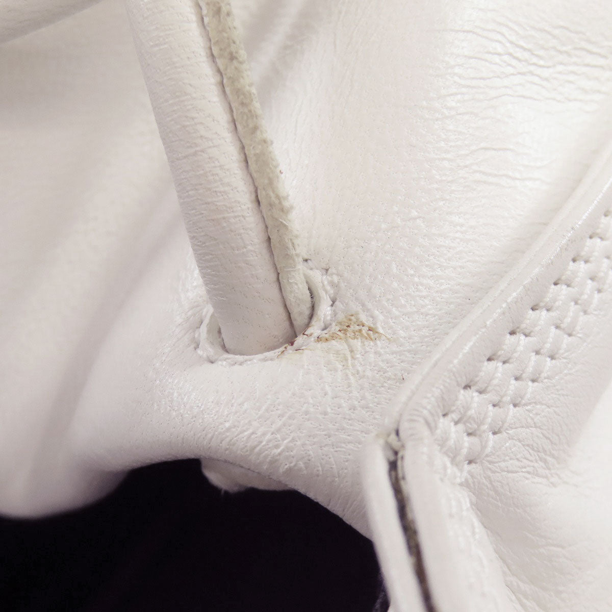 LOEWE Handbag lambskin white anagram