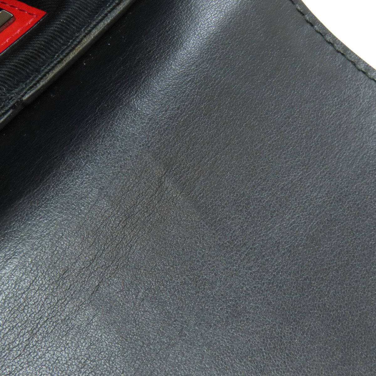 Christian Louboutin Shoulder Bag leather black Bench Reporter Studs
