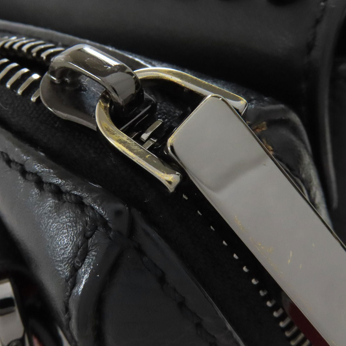 Christian Louboutin Shoulder Bag leather black Bench Reporter Studs